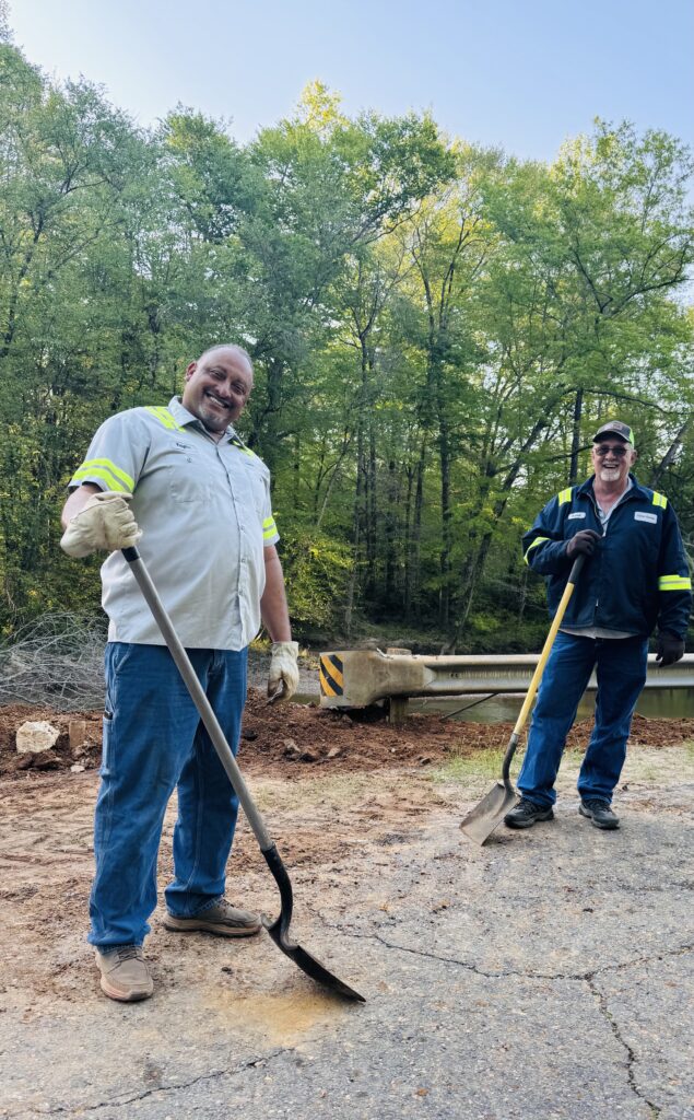 Vaughn Pennington and Tim Alexander, County Wide Department